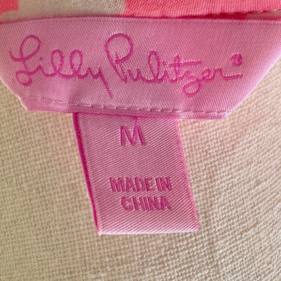 Lilly Pulitzer Elsa Silk Top - Size M - Picture 9 of 11